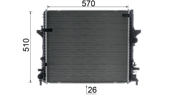 Mahle Original Radiateur CR 1930 000P