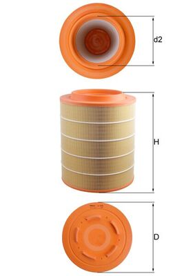 Mahle Original Luchtfilter LX 4076