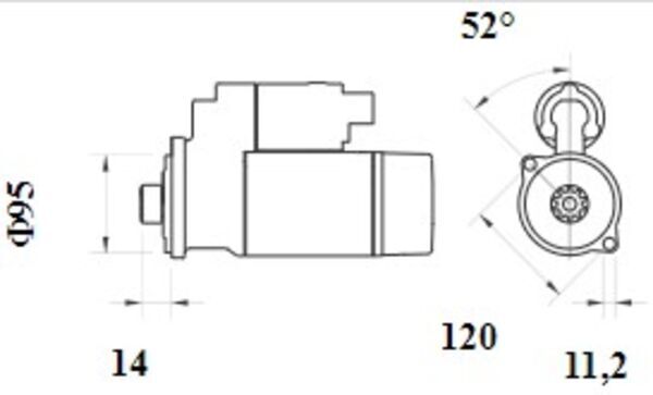 Mahle Original Starter MS 1079