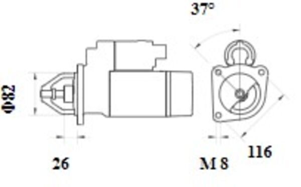 Mahle Original Starter MS 1084