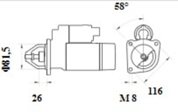 Mahle Original Starter MS 1085