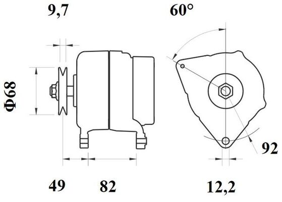 Mahle Original Alternator/Dynamo MG 1062