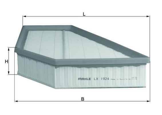 Luchtfilter Mahle Original LX 1924