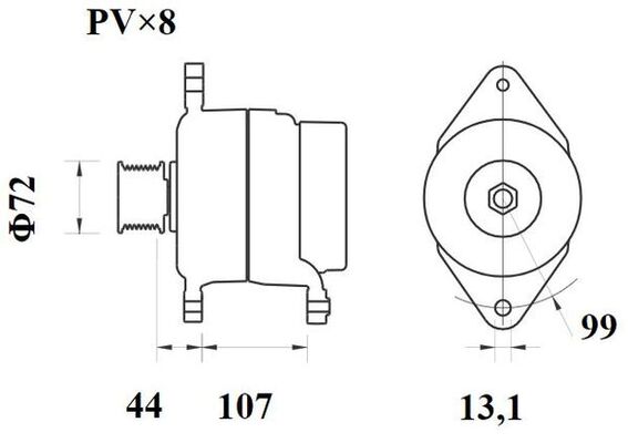 Mahle Original Alternator/Dynamo MG 1100