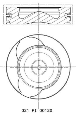 Zuiger Mahle Original 021 PI 00120 000