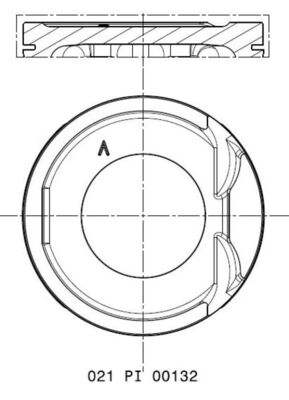 Zuiger Mahle Original 021 PI 00132 002