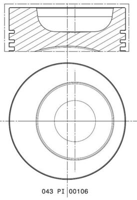 Zuiger Mahle Original 503 48 02