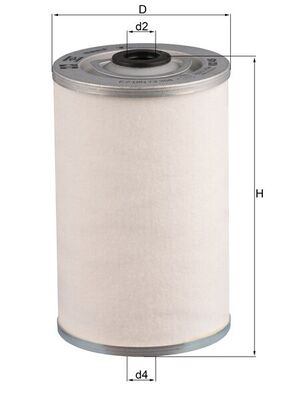 Mahle Original Brandstoffilter KX 45