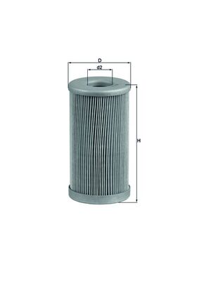 Brandstoffilter Mahle Original KX 185