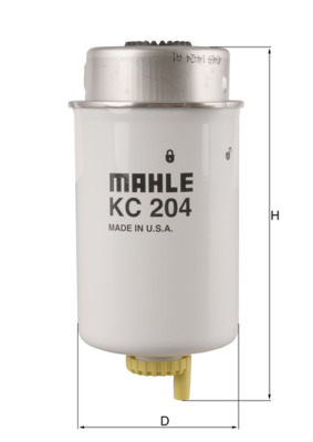 Brandstoffilter Mahle Original KC 204