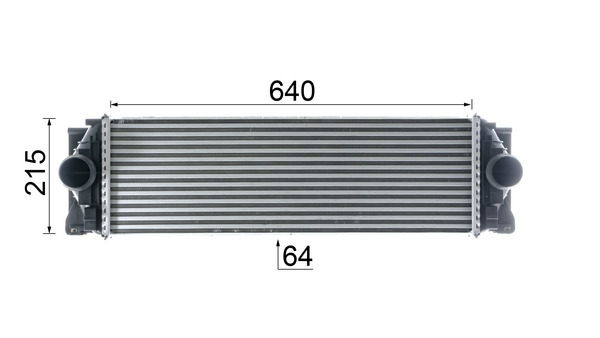 Mahle Original Interkoeler CI 368 000P