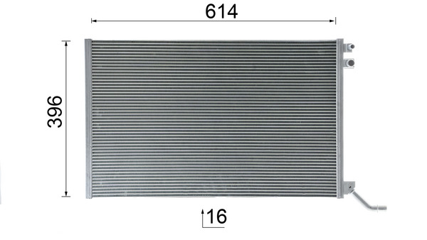 Mahle Original Radiateur CR 2445 000P