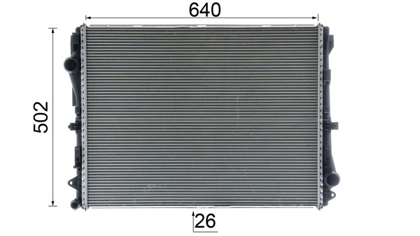 Mahle Original Radiateur CR 2604 000P