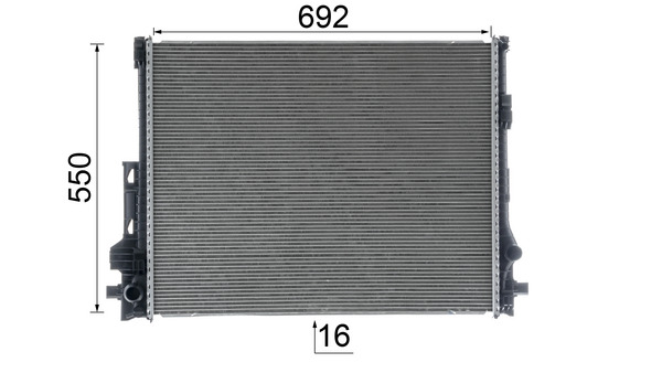 Mahle Original Radiateur CR 2607 000P