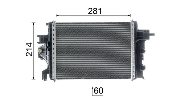 Mahle Original Radiateur CR 2634 000P