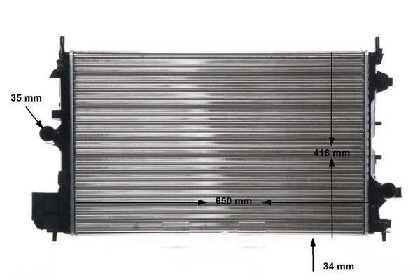 Mahle Original Radiateur CR 835 001S