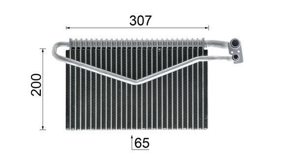 Mahle Original Airco verdamper AE 67 000P