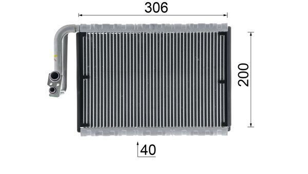 Mahle Original Airco verdamper AE 92 000P