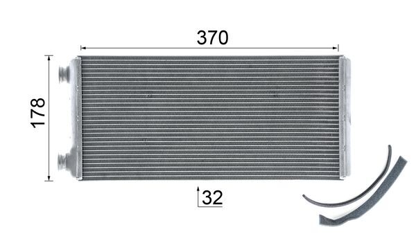 Mahle Original Kachelradiateur AH 5 000P