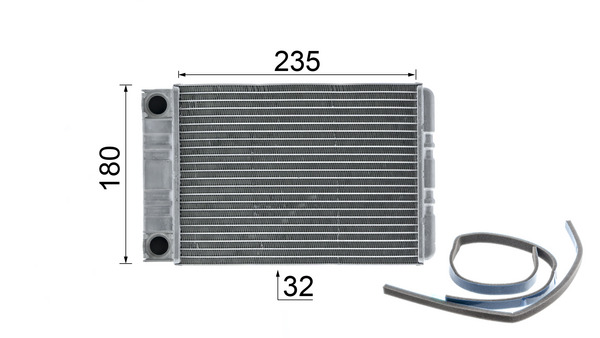 Mahle Original Kachelradiateur AH 77 000P