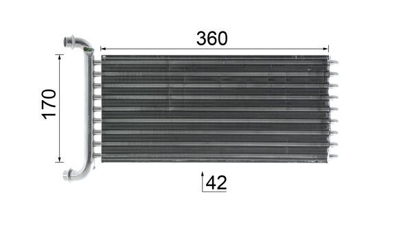 Mahle Original Kachelradiateur AH 113 000P