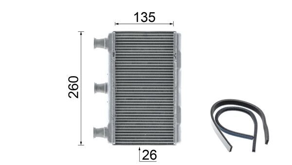 Mahle Original Kachelradiateur AH 115 000P