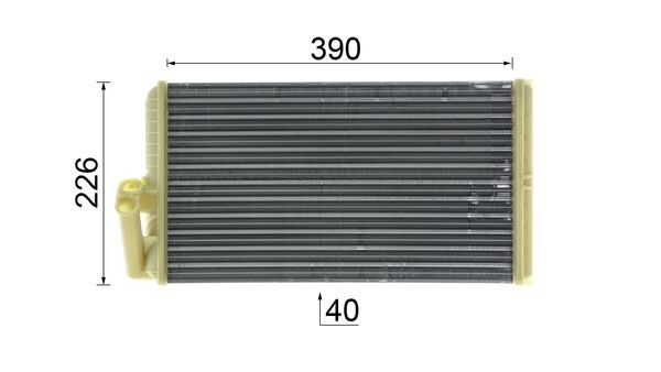 Mahle Original Kachelradiateur AH 129 000P