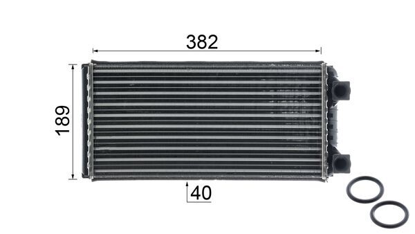 Mahle Original Kachelradiateur AH 133 000P