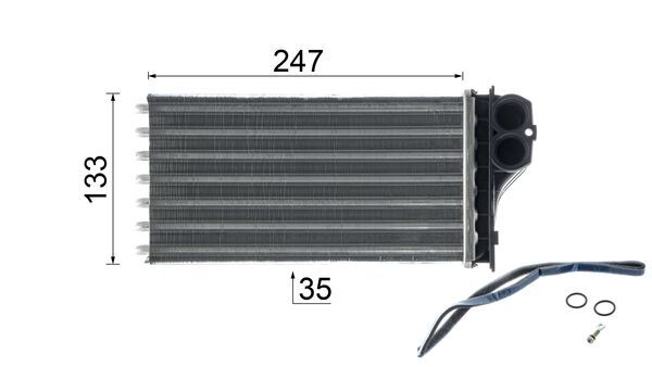 Mahle Original Kachelradiateur AH 193 000P