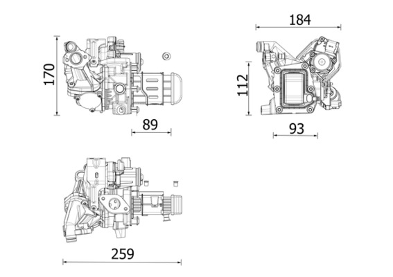 EGR koeler Mahle Original CE 42 000P