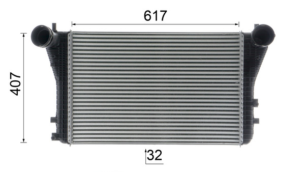 Mahle Original Interkoeler CI 161 000P