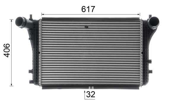 Mahle Original Interkoeler CI 387 000P