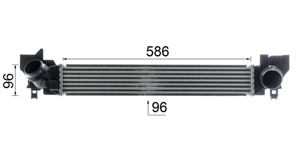 Mahle Original Interkoeler CI 614 000P