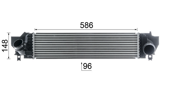 Mahle Original Interkoeler CI 617 000P