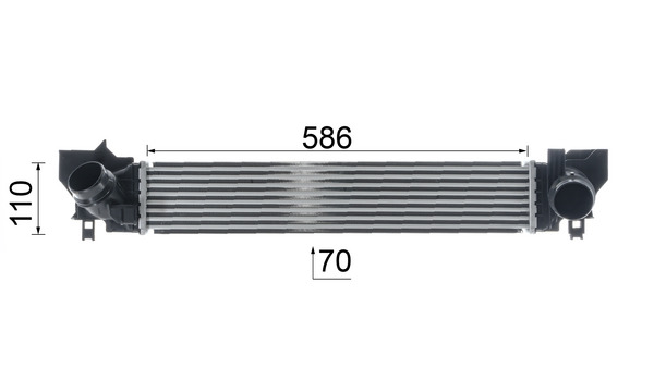 Mahle Original Interkoeler CI 621 000P