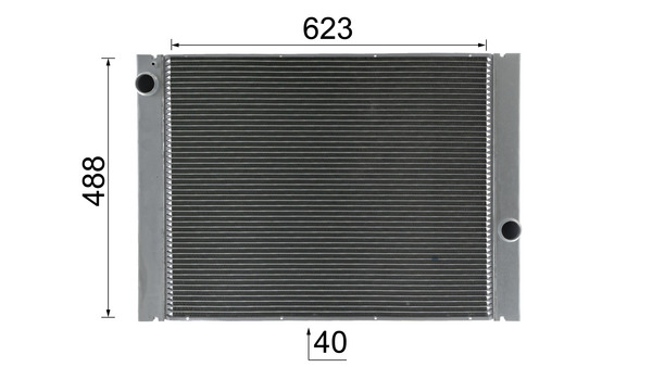 Mahle Original Radiateur CR 582 000P