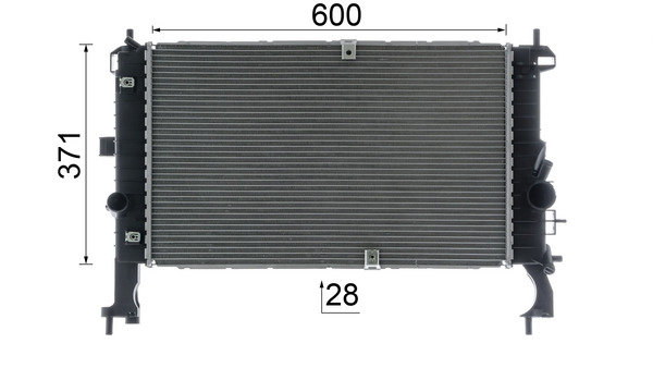 Mahle Original Radiateur CR 2588 000P
