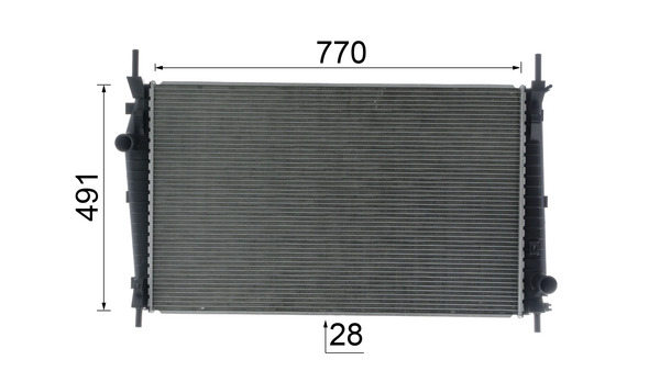 Mahle Original Radiateur CR 2589 000P