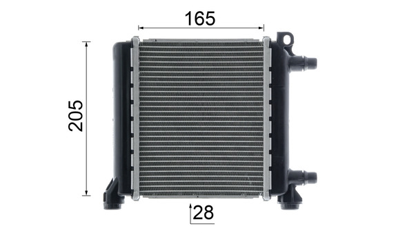 Mahle Original Radiateur CR 2596 000P