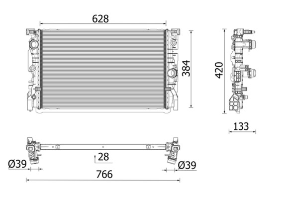 Mahle Original Radiateur CR 2696 000P