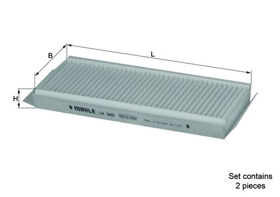 Mahle Original Interieurfilter LA 349/S