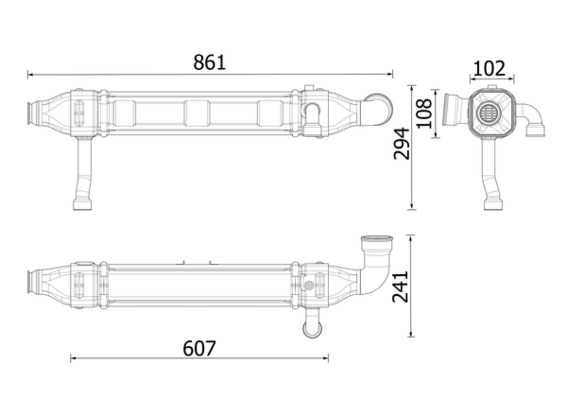 Mahle Original EGR koeler CE 44 000P