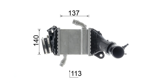 Mahle Original Interkoeler CI 658 000P