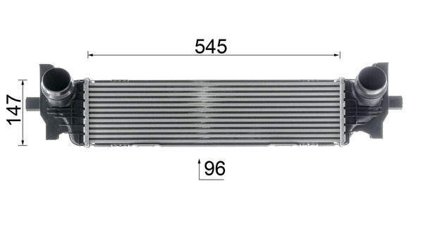 Mahle Original Interkoeler CI 660 000P