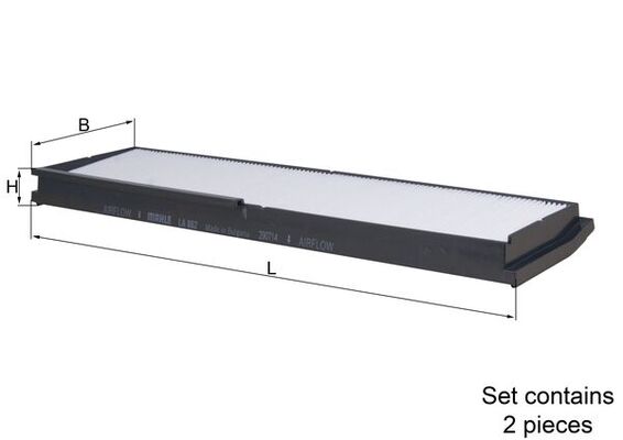 Mahle Original Interieurfilter LA 862/S