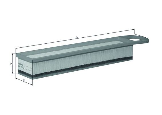 Mahle Original Luchtfilter LX 2843