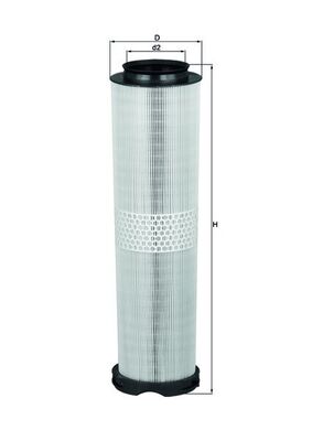 Luchtfilter Mahle Original LX 816/5