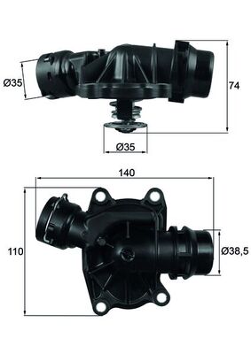 Mahle Original Thermostaat TI 233 88