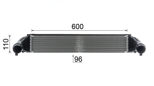 Mahle Original Interkoeler CI 668 000P