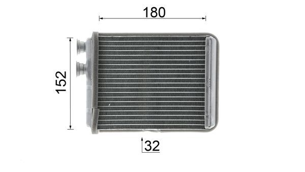 Mahle Original Kachelradiateur AH 299 000P